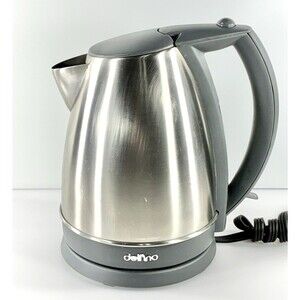 Toastess DLJK-459 Silver 1.8 qts Cordless Electric Kettle with Power Base Tested